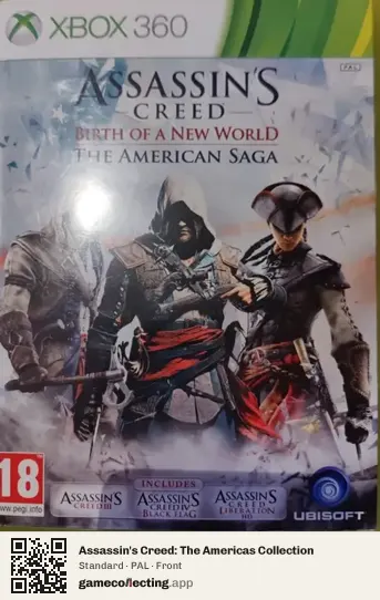 Assassin's Creed: The Americas Collection Xbox 360, PAL box front
