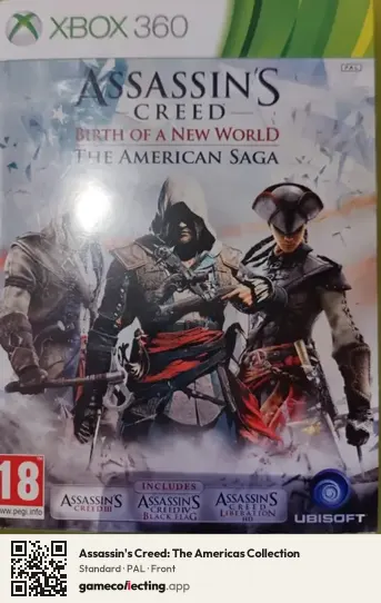 Assassin's Creed: The Americas Collection Xbox 360, PAL box front