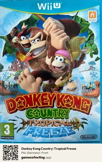 Donkey Kong Country: Tropical Freeze Nintendo Wii U, Germany box front