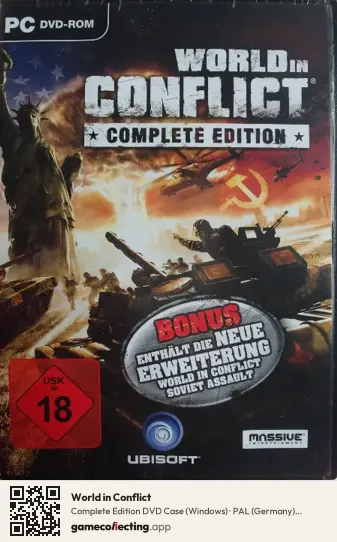 World in Conflict Computer, Germany box front