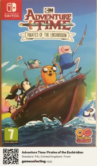 Adventure Time: Pirates of the Enchiridion Nintendo Switch, United Kingdom box front