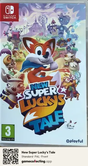 New Super Lucky's Tale Nintendo Switch, PAL box front