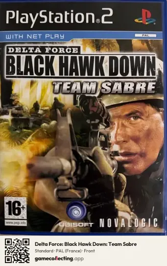 Delta Force: Black Hawk Down: Team Sabre PlayStation 2, France box front