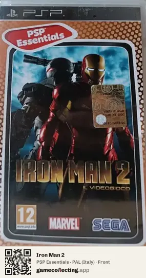 Iron Man 2 PlayStation Portable, Italy box front