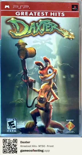Daxter PlayStation Portable, NTSC box front