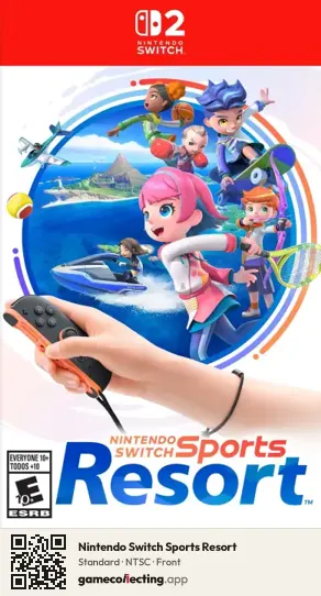 Nintendo Switch Sports Resort Nintendo Switch 2, NTSC box front