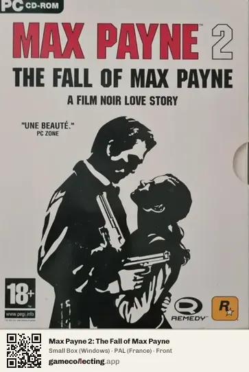 Max Payne 2: The Fall of Max Payne Computer, France box front