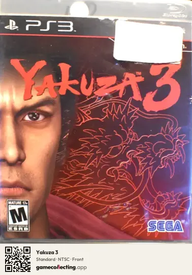 Yakuza 3 PlayStation 3, NTSC box front