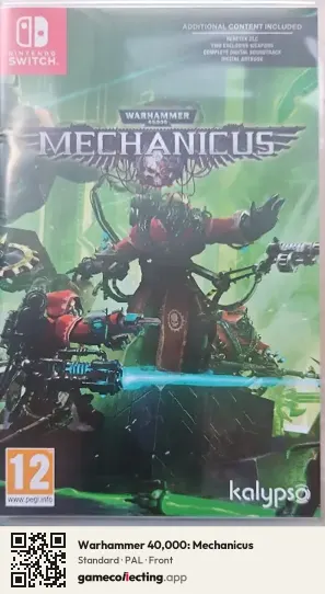 Warhammer 40,000: Mechanicus Nintendo Switch, PAL box front