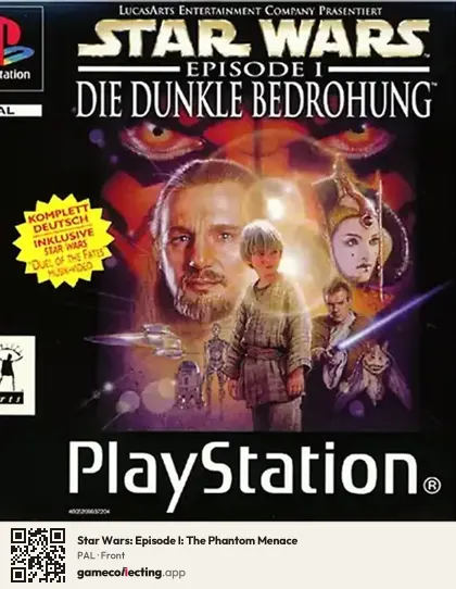 Star Wars: Episode I: The Phantom Menace PlayStation, PAL box front