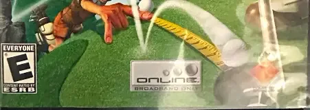 Hot Shots Golf Fore!, the ESRB box on its front