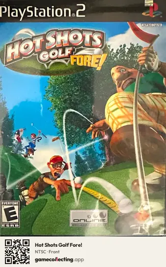 Hot Shots Golf Fore! PlayStation 2, NTSC box front