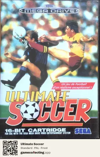 Ultimate Soccer Sega Mega Drive / Genesis, PAL box front