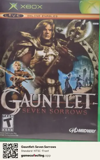 Gauntlet: Seven Sorrows Xbox, NTSC box front