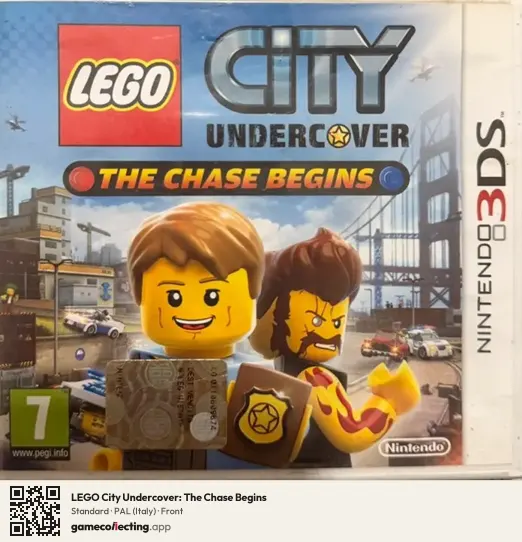 LEGO City Undercover: The Chase Begins Nintendo 3DS, Italy box front