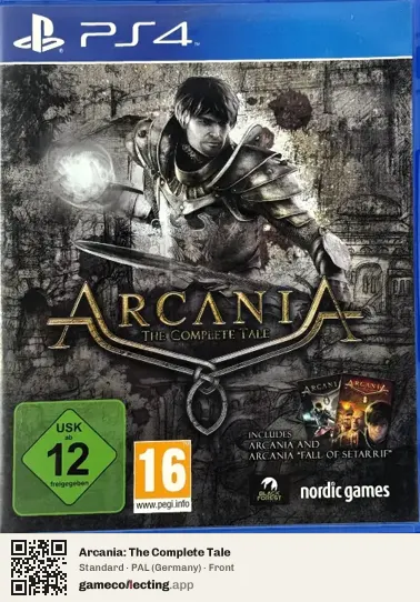Arcania: The Complete Tale PlayStation 4, Germany box front