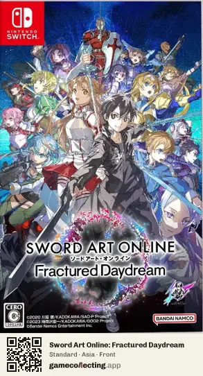 Sword Art Online: Fractured Daydream Nintendo Switch, Asia box front