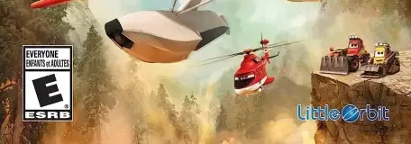 Disney Planes: Fire & Rescue, the ESRB box on its front