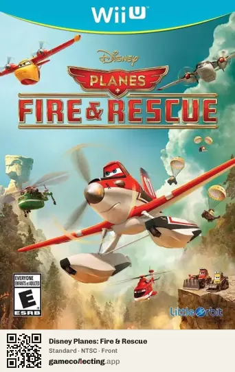 Disney Planes: Fire & Rescue Nintendo Wii U, NTSC box front