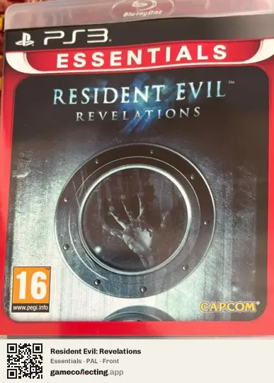 Resident Evil: Revelations PlayStation 3, PAL box front