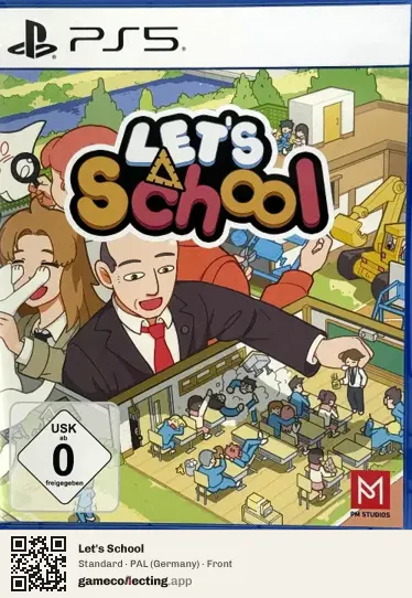 Let's School PlayStation 5, Germany box front