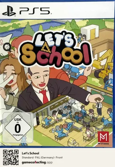Let's School PlayStation 5, Germany box front