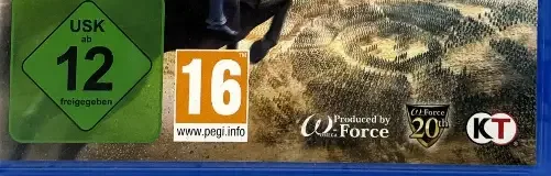 Dynasty Warriors 9, the USK square on its front