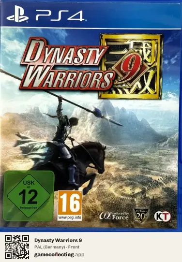 Dynasty Warriors 9 PlayStation 4, Germany box front