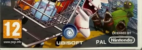 Rabbids Go Home, the PEGI square on its front