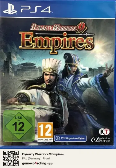 Dynasty Warriors 9 Empires PlayStation 4, Germany box front