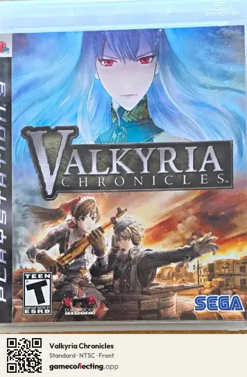 Valkyria Chronicles PlayStation 3, NTSC box front