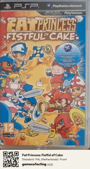 Fat Princess: Fistful of Cake PlayStation Portable, Netherlands box front