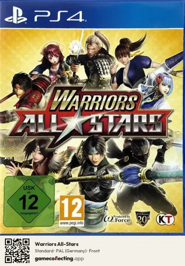 Warriors All-Stars PlayStation 4, Germany box front