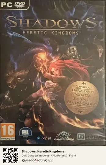 Shadows: Heretic Kingdoms Computer, Poland box front