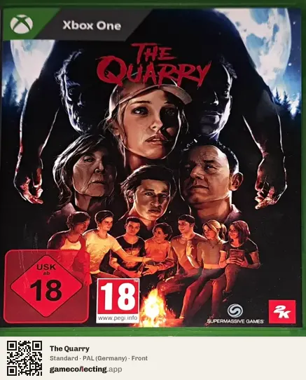 The Quarry Xbox One, Germany box front