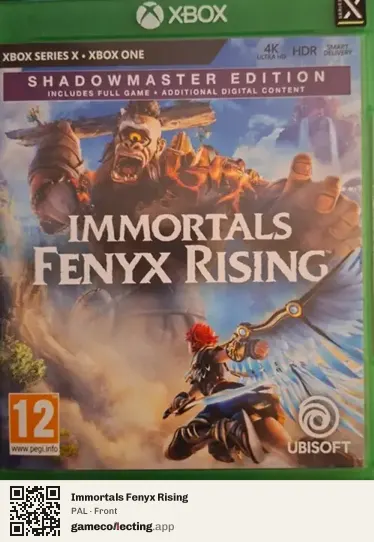 Immortals Fenyx Rising Xbox One, PAL box front