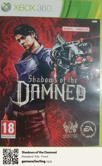 Shadows of the Damned Xbox 360, PAL box front