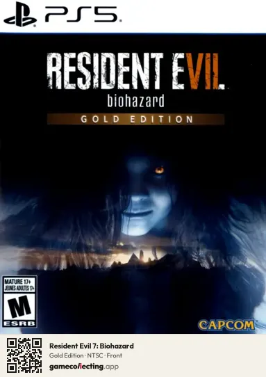Resident Evil 7: Biohazard PlayStation 5, NTSC box front