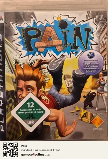 Pain PlayStation 3, Germany box front
