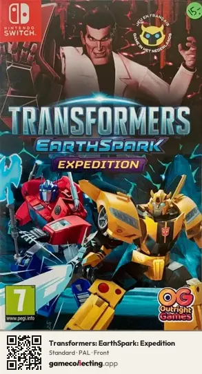 Transformers: EarthSpark: Expedition Nintendo Switch, PAL box front