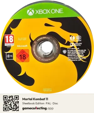 Mortal Kombat 11 Xbox One, PAL disc