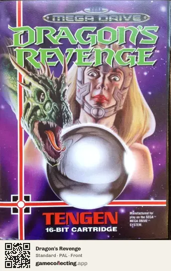 Dragon's Revenge Sega Mega Drive / Genesis, PAL box front