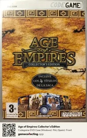 Age of Empires: Collector's Edition Computer, Spain box front