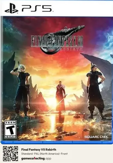 Final Fantasy VII Rebirth PlayStation 5, North America box front