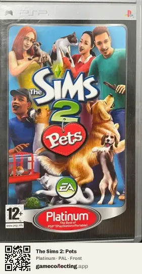 The Sims 2: Pets PlayStation Portable, PAL box front