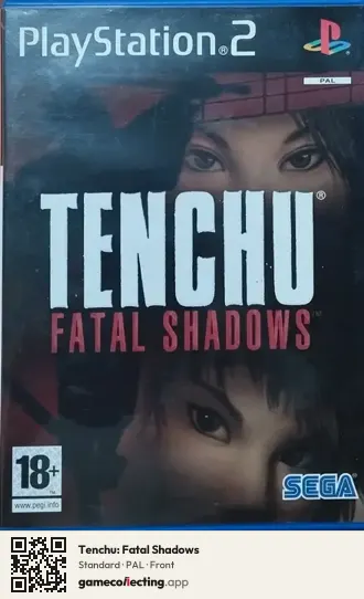 Tenchu: Fatal Shadows PlayStation 2, PAL box front