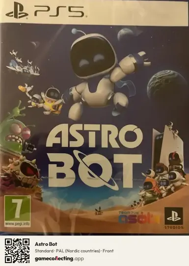 Astro Bot PlayStation 5, Nordic countries box front