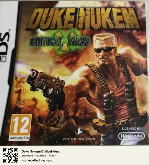 Duke Nukem: Critical Mass Nintendo DS, Italy box front