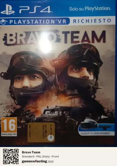 Bravo Team PlayStation 4, Italy box front