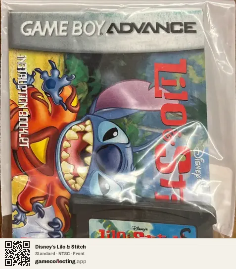 Disney's Lilo & Stitch Game Boy Advance, NTSC box front